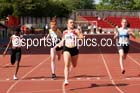 Girls under-15s 100 metres, North Eastern Champs, Gateshead Stadium. Photo: David T. Hewitson/Sports for All Pics